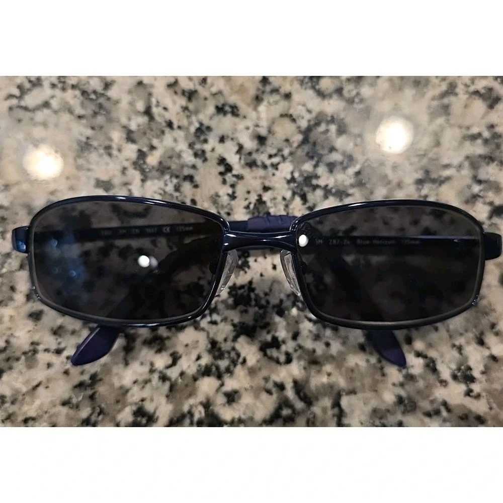 NEW 3M‎ TRX Blue Horizon Sunglasses Occupational Rectangular Full Rim 3m Z87-2+